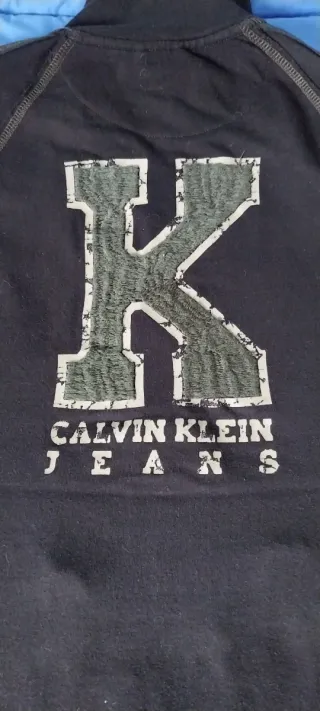 Chaqueta Calvin Klein Jeans Negra Cremallera