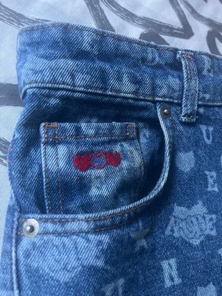 Pantalones Nude Project Azules Estampados