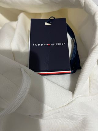 Sudadera Tommy Hilfiger Blanca Talla M Nueva
