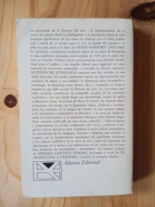 "Estudios sobre iconología"- de E. Panofsky