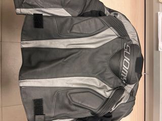 Giacca in pelle da moto SUOMY tg 52