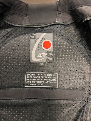 Giacca in pelle da moto SUOMY tg 52