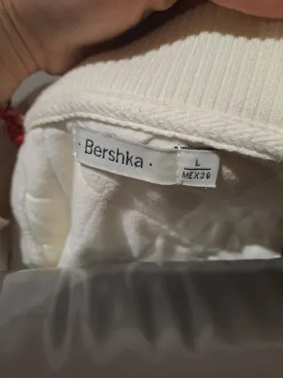 Chaqueta acolchada beige mujer