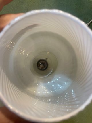 LAMPADA VETRO MURANO VINTAGE FUNGO COPPIA ABAT