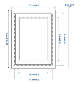 Marco negro con lámina mapa del mundo