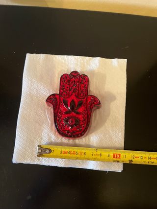 Mano de Fátima Escayola Pintada a Mano