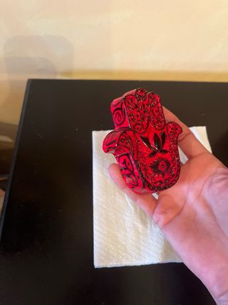 Mano de Fátima Escayola Pintada a Mano