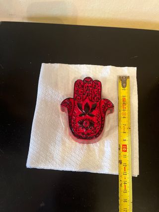 Mano de Fátima Escayola Pintada a Mano