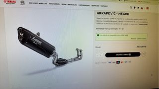 Escape Akrapovič Tmax 560 2025 EU5+