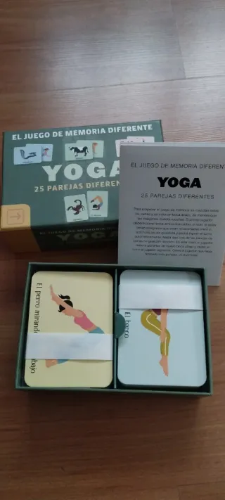 Juego de memoria YOGA