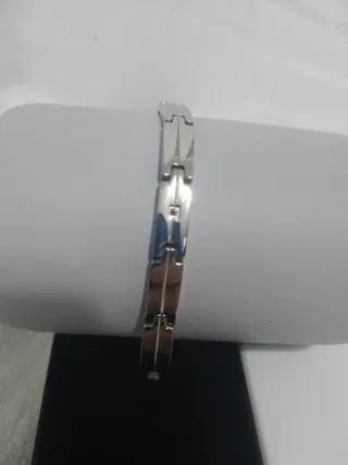 bracciale luca barra acciaio inox nuovo full set