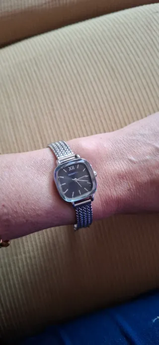 Reloj REBIRTH Negro y Plateado