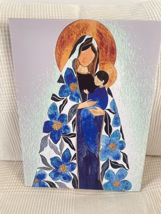 Cuadro Virgen María y Niño Jesús