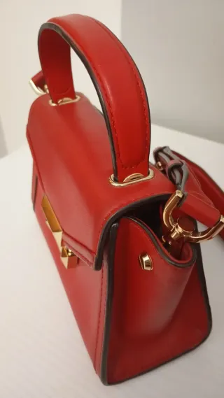 Borsetta Michael Kors Rossa con Dettagli Oro