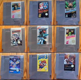 Lote 9 giochi NES Nintendo