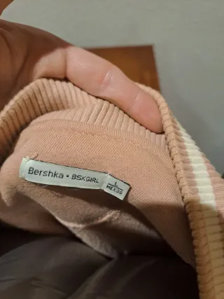 Chaqueta Bomber Rosa Palo Bershka