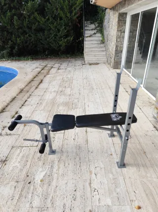 Banco de pesas para gimnasio