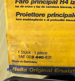 Faro Hella Mercedes Benz Furgon Antiguo