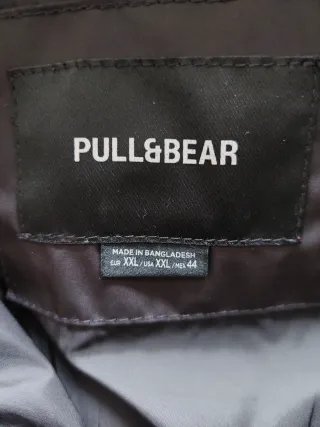 Chaqueta acolchada Pull&Bear capucha XXL