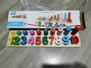 Giocattoli educativi in legno per contare
