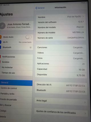 iPad Air 16GB Plata