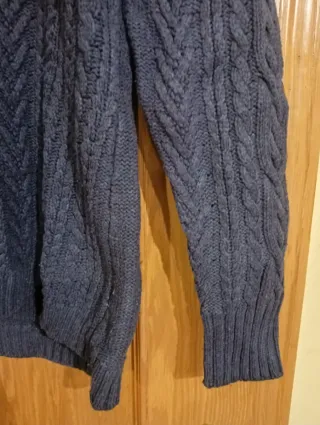 Jersey H&M azul marino trenzado