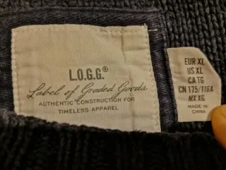 Jersey H&M azul marino trenzado