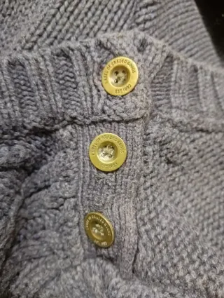 Jersey H&M azul marino trenzado