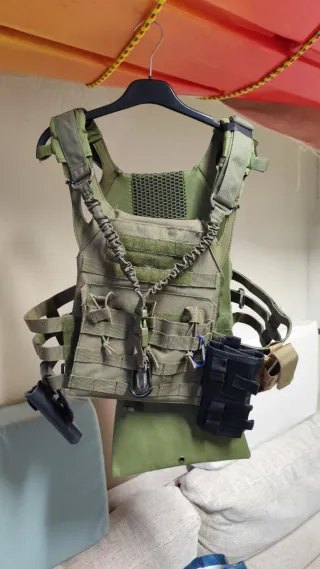 Chalecos tácticos Airsoft y