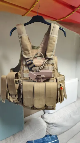 Chalecos tácticos Airsoft y