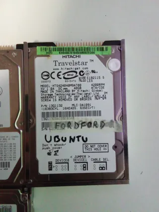 Lotto 5 Hard Disk IDE IBM Samsung Hitachi Fujitsu