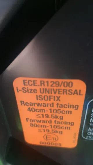 Silla de coche Nuna para bebé, 360°C