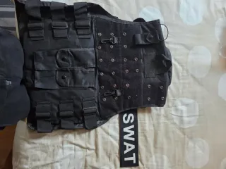 Chaleco Táctico SWAT Paintball Disfraz