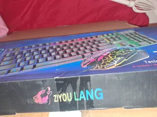 Teclado y Ratón Gaming Ziyou Lang