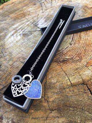 Bracciale S'agapo Cuore Lapis Lazuli Argento