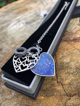 Bracciale S'agapo Cuore Lapis Lazuli Argento