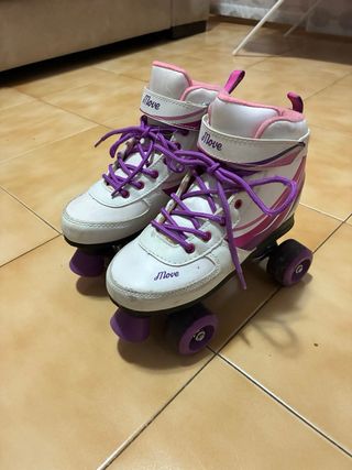 Pattini a rotelle taglia 35/36