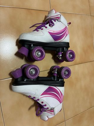 Pattini a rotelle taglia 35/36