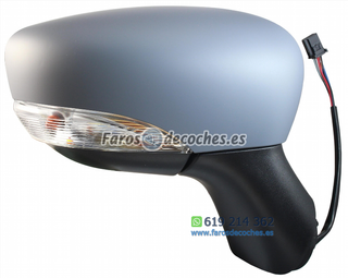 Espejo Retrovisor Derecho Eléctrico Imprimado Con