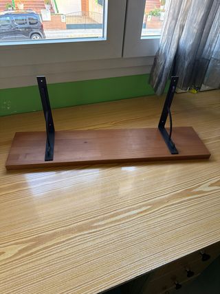 Estantería madera y metal