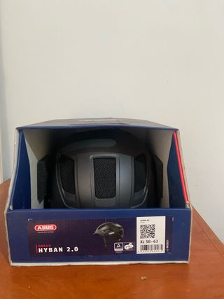 Casco ABUS HYBAN 2.0 Negro Talla XL