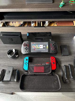 Nintendo Switch nera con accessori