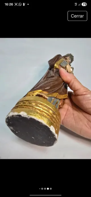 Figura San José con Niño Antigua