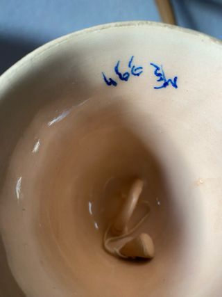 Campanilla de cerámica floral