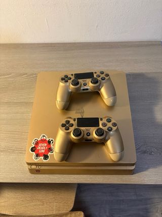 PS4 Dorada + 2 Mandos + Juegos físicos y digitales