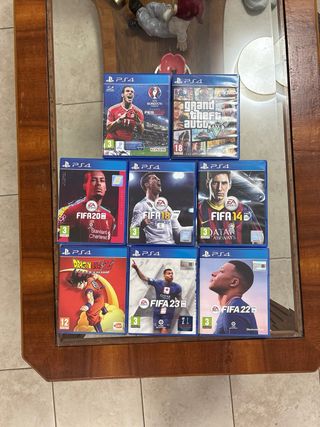 PS4 Dorada + 2 Mandos + Juegos físicos y digitales