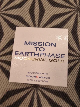 Swatch Mission to Earthphase Moonshine Gold