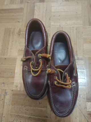 Mocasines niño piel marrón