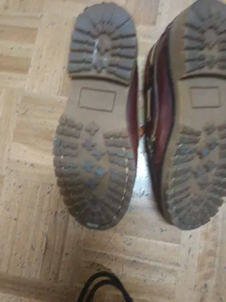 Mocasines niño piel marrón