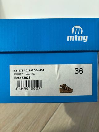 Sandalias de cuña Mustang